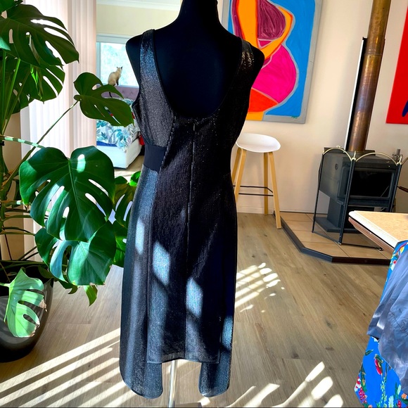 🔥HOST PICK🔥 BCBGMAXAZRIA size L black dress - Picture 3 of 6